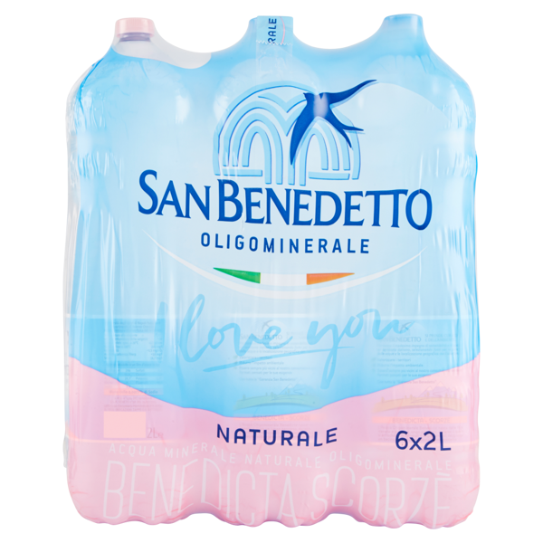 Image of Acqua Minerale San Benedetto Benedicta naturale 6 x 2L 1415610