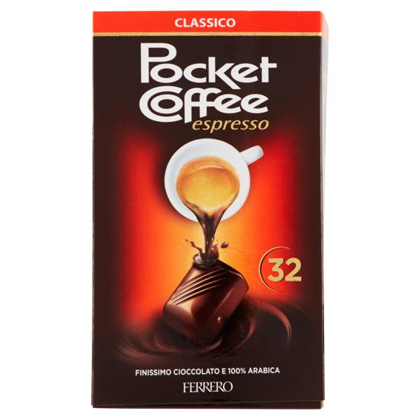 Image of Pocket Coffee espresso Classico 32 Pezzi 400 g 885486