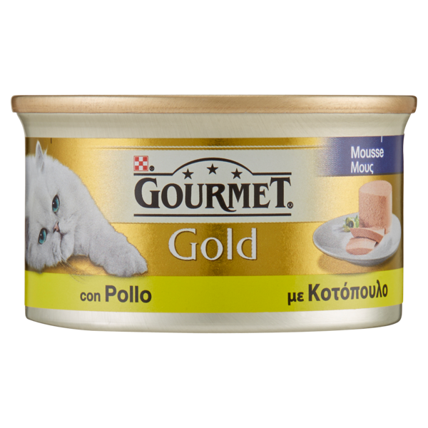 Image of PURINA GOURMET Gold Gatto Mousse con pollo lattina 85g 10221