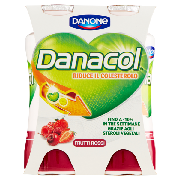 Image of Danone Danacol Frutti Rossi 4 x 100 g 1215983