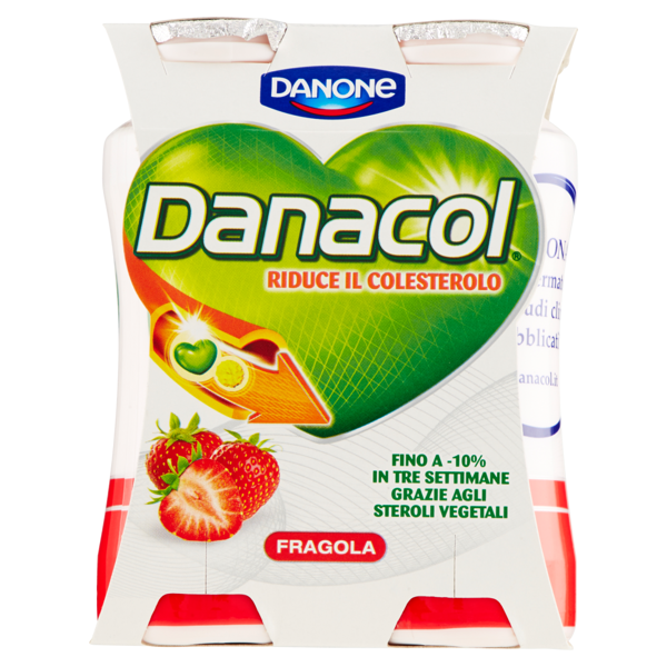 Image of Danone Danacol Fragola 4 x 100 g 1214881
