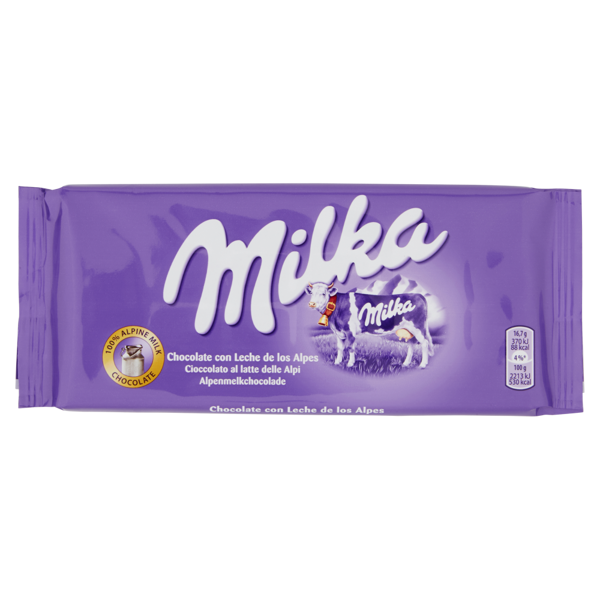 Image of Milka Cioccolato al latte delle Alpi 100 g 5222