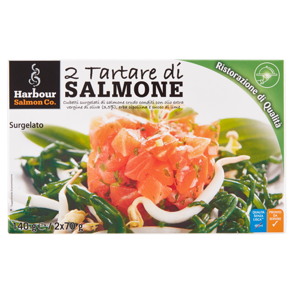 Image of Harbour Salmon Co. 2 Tartare di Salmone Surgelato 2 x 70 g 1558072