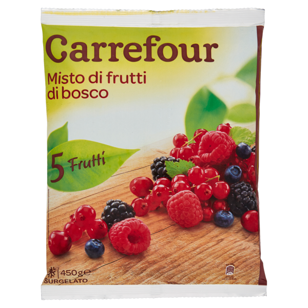 Image of Carrefour Misto di frutti di bosco 5 Frutti Surgelato 450 g 1160999