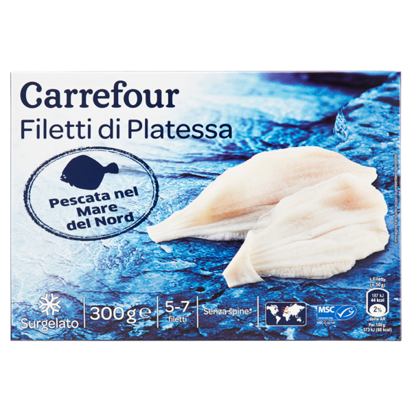 Image of Carrefour Filetti di Platessa Surgelato 300 g 1200337