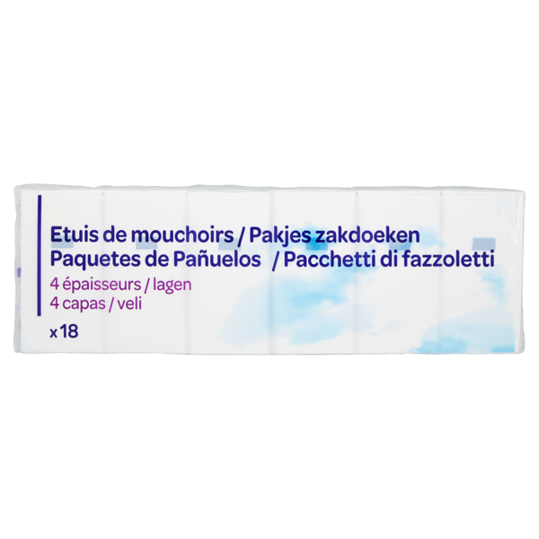 Image of Pacchetti di fazzoletti 4 veli x18 1538230