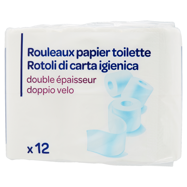 Image of Carrefour Rotoli di carta igienica doppio velo x12 1336284