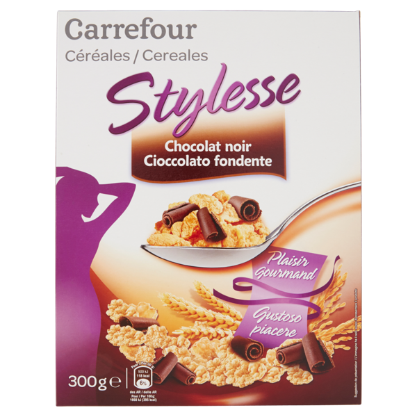 Image of Carrefour Stylesse Cioccolato fondente 300 g 1386469