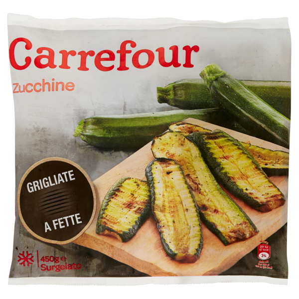 Image of Carrefour Zucchine Grigliate a Fette Surgelato 450 g 1369560