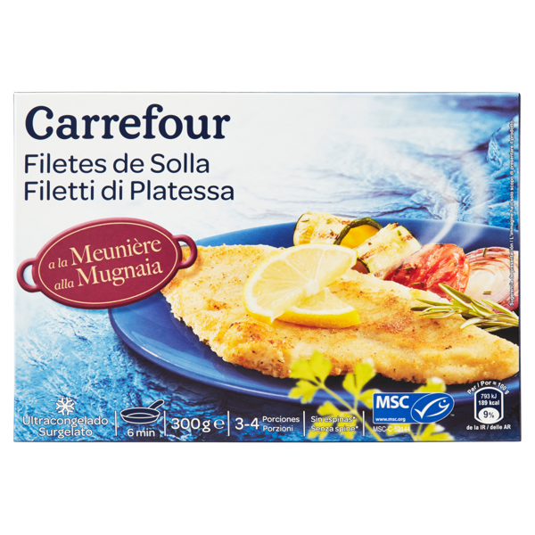 Image of Carrefour Filetti di Platessa alla Mugnaia Surgelato 300 g 1418571