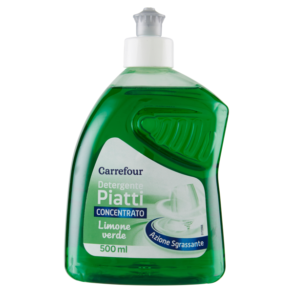 Image of Carrefour Detergente Piatti Concentrato Limone Verde 500 ml 1594807