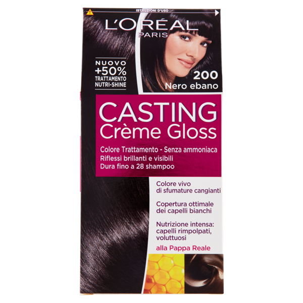 Image of L'Oréal Paris Casting Crème Gloss Colore Trattamento - Senza ammoniaca 200 Nero ebano 1152688