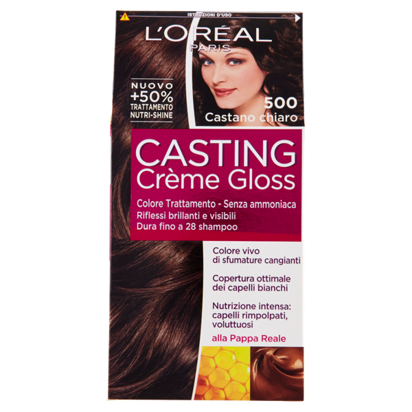Image of L'Oréal Paris Casting Crème Gloss Colore Trattamento - Senza ammoniaca 500 Castano chiaro 1152736