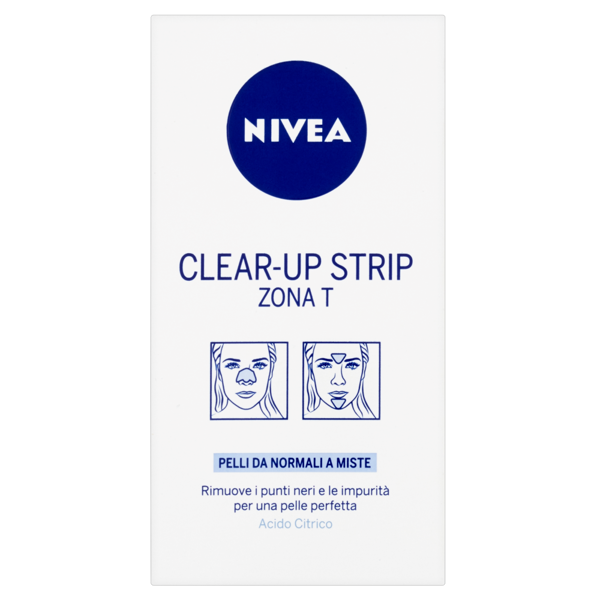 Image of Nivea Clear-up trip zona T pelli da normali a miste 6 cerotti 835417
