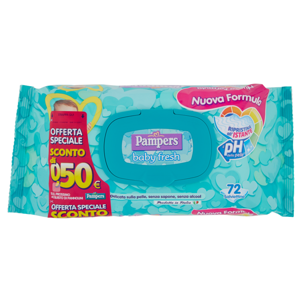 Image of Pampers baby fresh Nuova Lozione x72 BS 794746