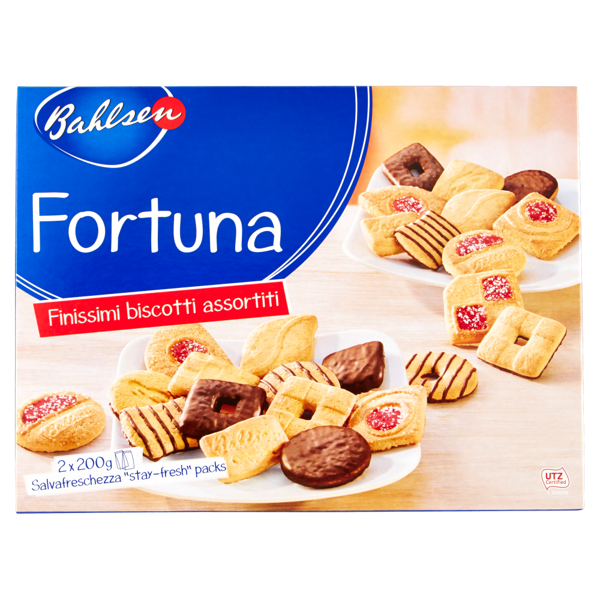 Image of Bahlsen Fortuna finissimi biscotti assortiti 2 x 200 g 5180