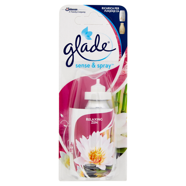 Image of Glade sense & spray Ricarica per Relaxing Zen 18 ml 1338107