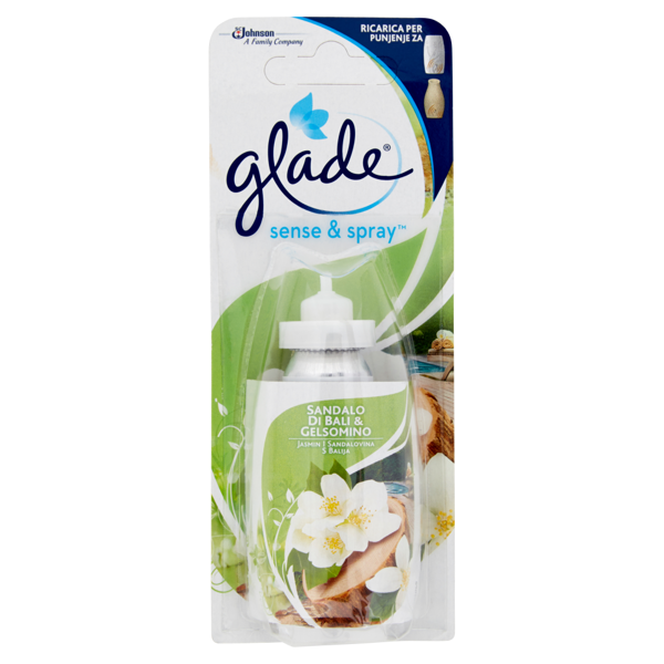 Image of Glade sense & spray Ricarica per Sandalo di Bali & Gelsomino 18 ml 1338108