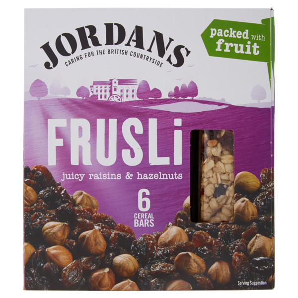 Image of Jordans Frusli juicy raisins & hazelnuts 6 x 30 g 1528255