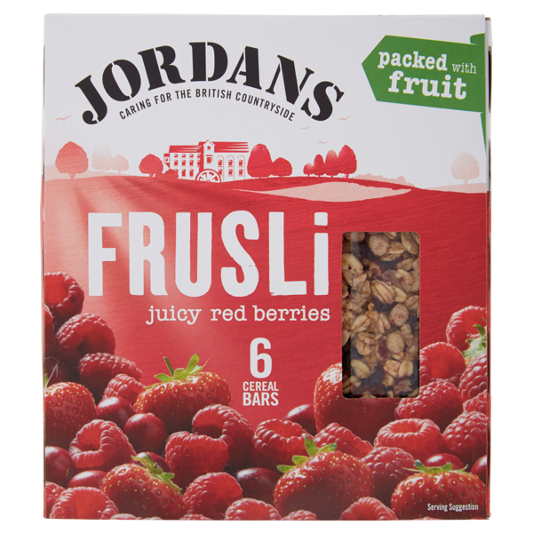 Image of Jordans Frusli juicy red berries 6 x 30 g 1528257
