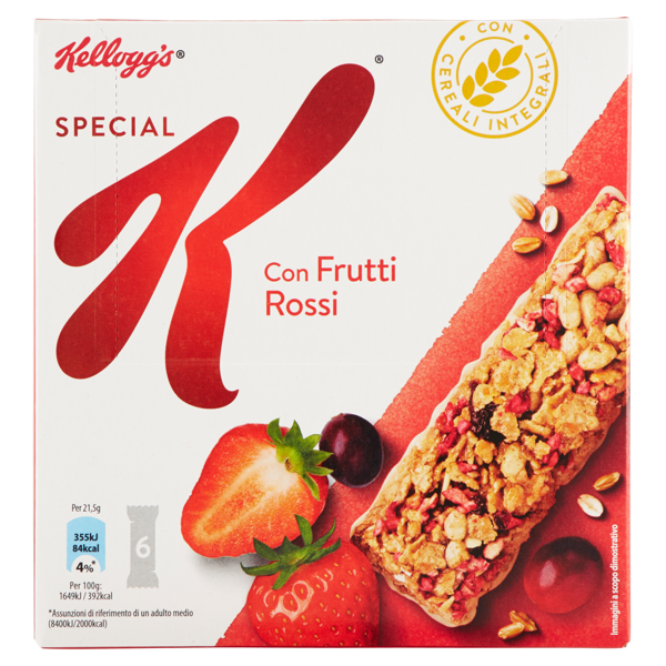 Image of Kellogg's Special K con Frutti Rossi 6 x 21,5 g 952823