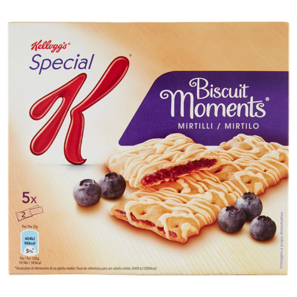Image of Kellogg's Special K Biscuit Moments Mirtilli 5 x 25 g 1435189