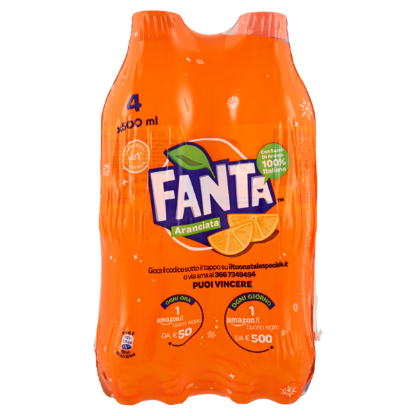 Image of Fanta Aranciata 500 ml x 4 PET 12601