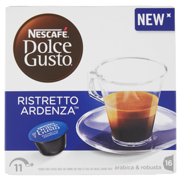 Image of NESCAFÉ DOLCE GUSTO RISTRETTO ARDENZA caffè espresso 16 capsule (16 tazze) 1522000