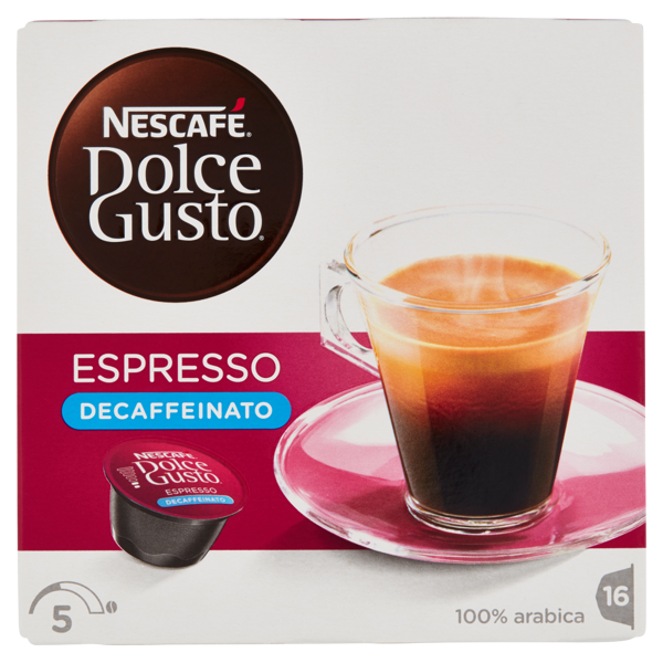 Image of NESCAFÉ DOLCE GUSTO ESPRESSO DECAFFEINATO caffè espresso decaffeinato 16 capsule (16 tazze) 1560743