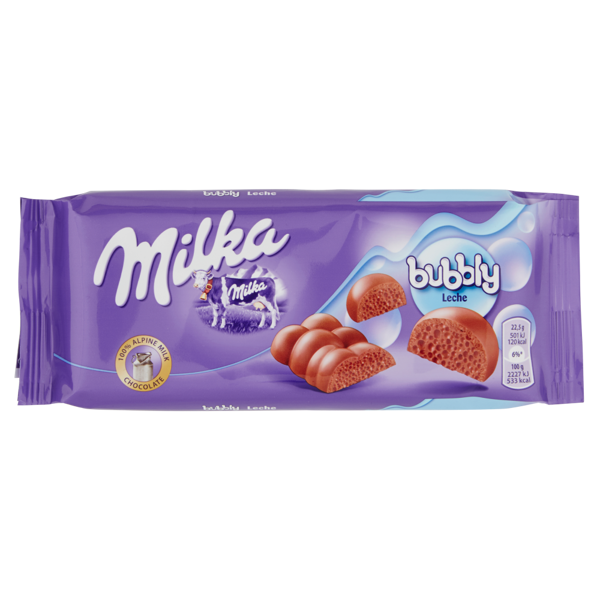 Image of Milka bubbly Leche 90 g 1562147