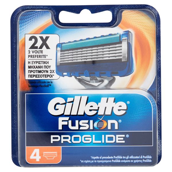 Image of Gillette Fusion ProGlide Manual - 4 lame di ricambio 1366700