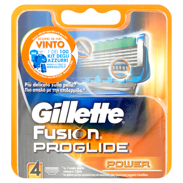 Image of Gillette Fusion ProGlide power 4 testine 1366693