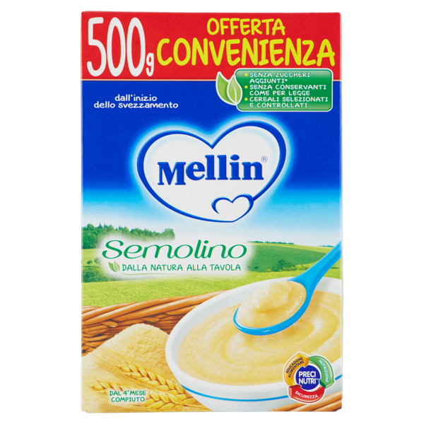 Image of Mellin Semolino 500 g 1232924