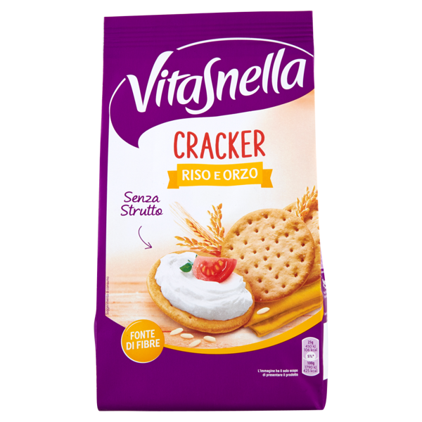 Image of Vitasnella Cracker Riso e Orzo 250 g 14655