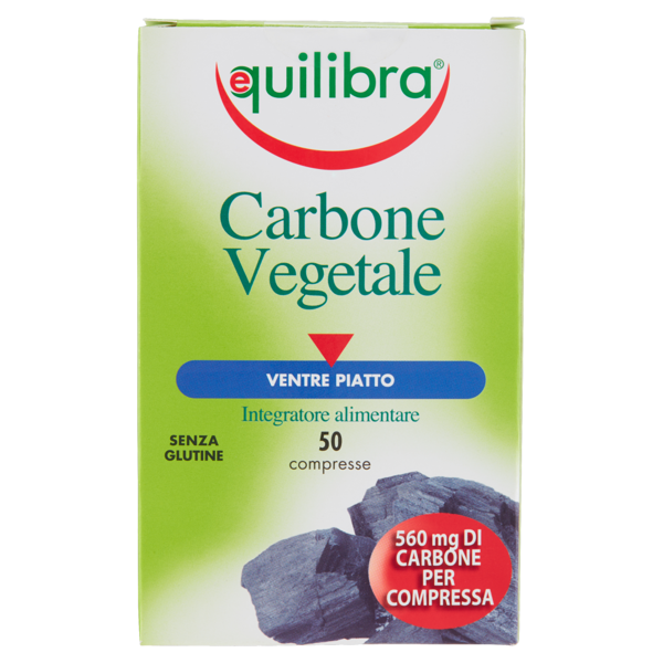 Image of Equilibra Carbone Vegetale 50 compresse 40,0 g 1441889