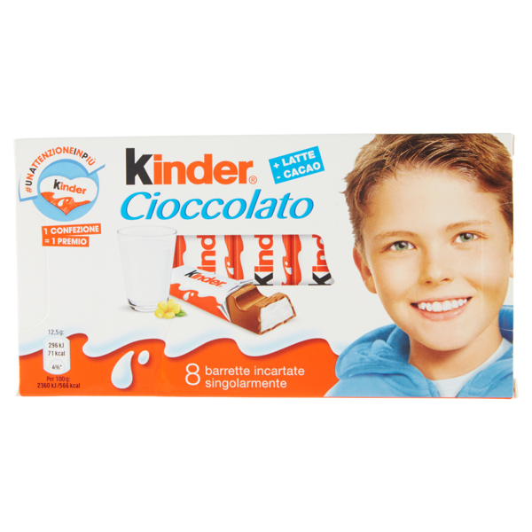Image of Kinder Cioccolato 8 x 12,5 g 5285