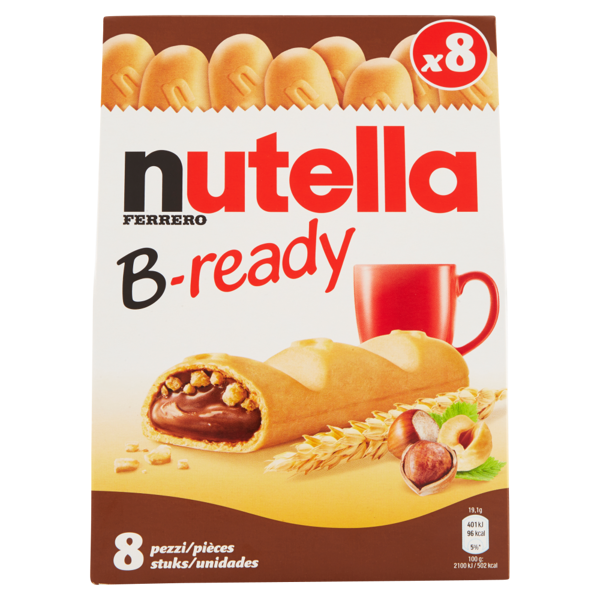 Image of Nutella B-ready 8 x 19,1 g 1507911