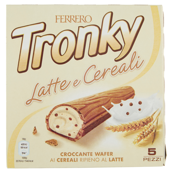Image of Ferrero Tronky Latte e Cereali 5 x 18 g 1508345