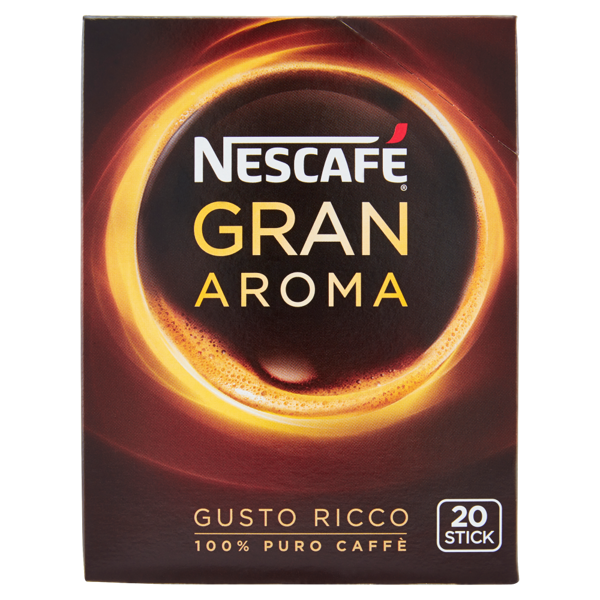 Image of NESCAFÉ GRAN AROMA caffè solubile 20 stick (20 tazze) 101642