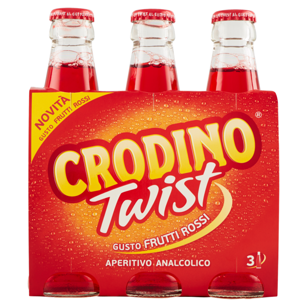 Image of Crodino Twist Gusto Frutti Rossi 3 x 17,5 cl 1491529