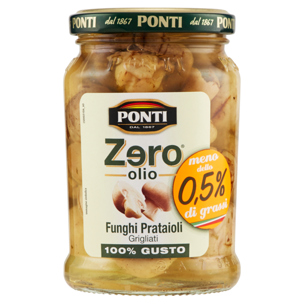 Image of Ponti Zero olio Funghi Prataioli Grigliati 300 g 1488435
