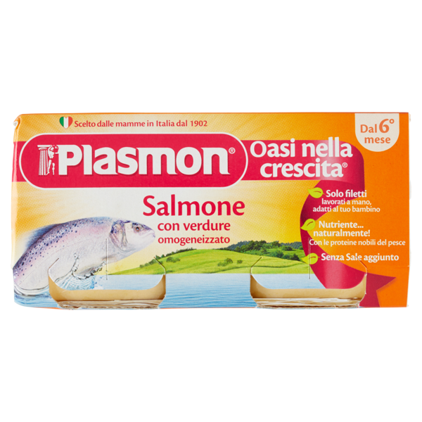 Image of Plasmon Salmone con verdure omogeneizzato 2 x 80 g 8246