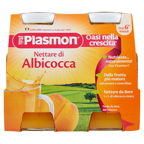 Image of Plasmon Nettare di Albicocca 4 x 125 ml 8330