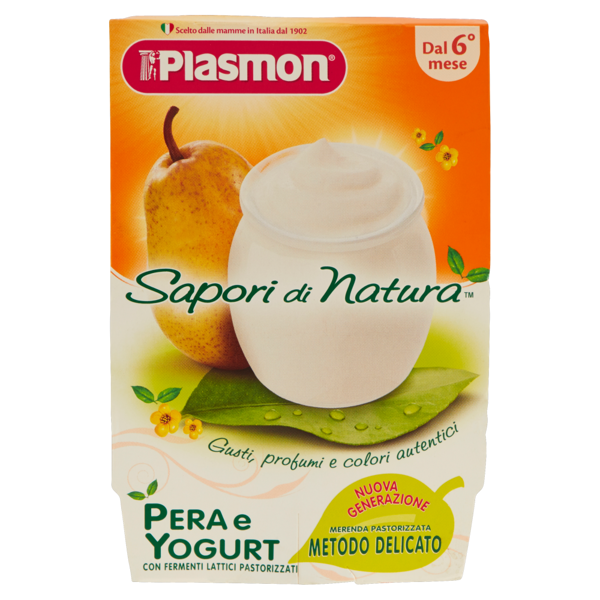 Image of Plasmon Sapori di Natura Pera e Yogurt 2 x 120 g 1391809