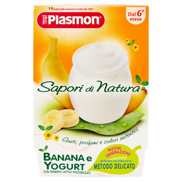 Image of Plasmon Sapori di Natura Banana e Yogurt 2 x 120 g 1391865