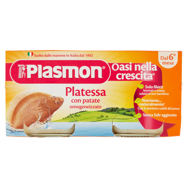 Image of Plasmon Platessa con patate omogeneizzato 2 x 80 g 1474875