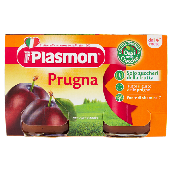 Image of Plasmon Prugna omogeneizzato 2 x 104 g 1090765