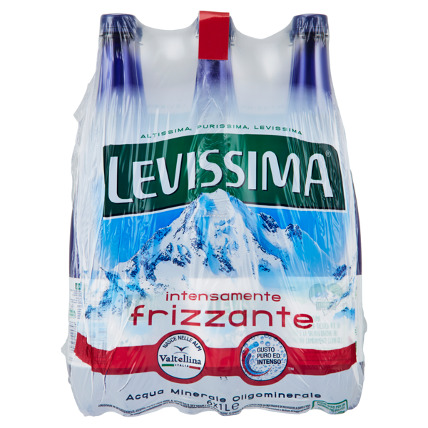 Image of LEVISSIMA, Acqua Minerale Oligominerale Intensamente Frizzante 1 L x 6 1437112