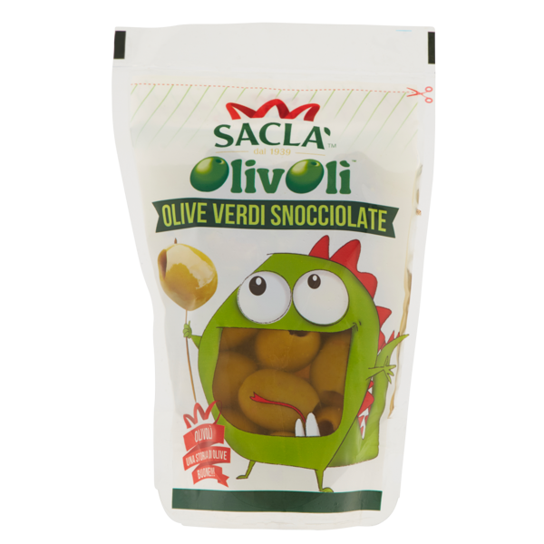 Image of Saclà Olivolì Olive Verdi Snocciolate 185 g 872289
