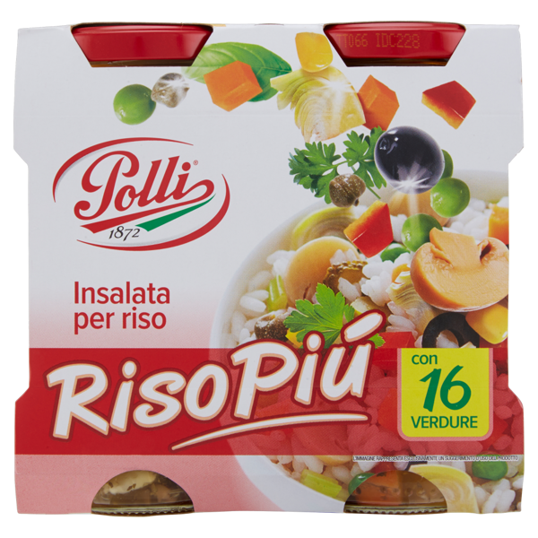 Image of Polli RisoPiù con 16 verdure insalata per riso 2 x 290 g 787985